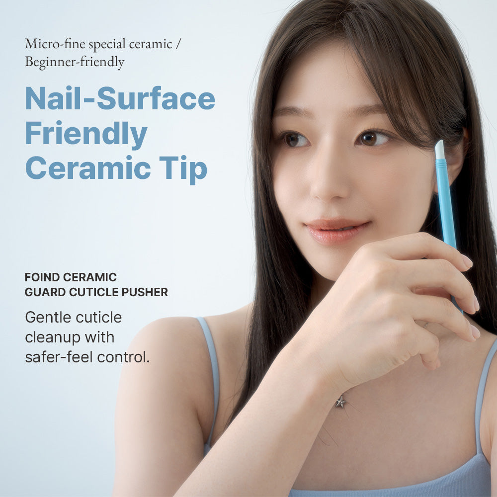 Ceramic Guard Cuticle Pusher