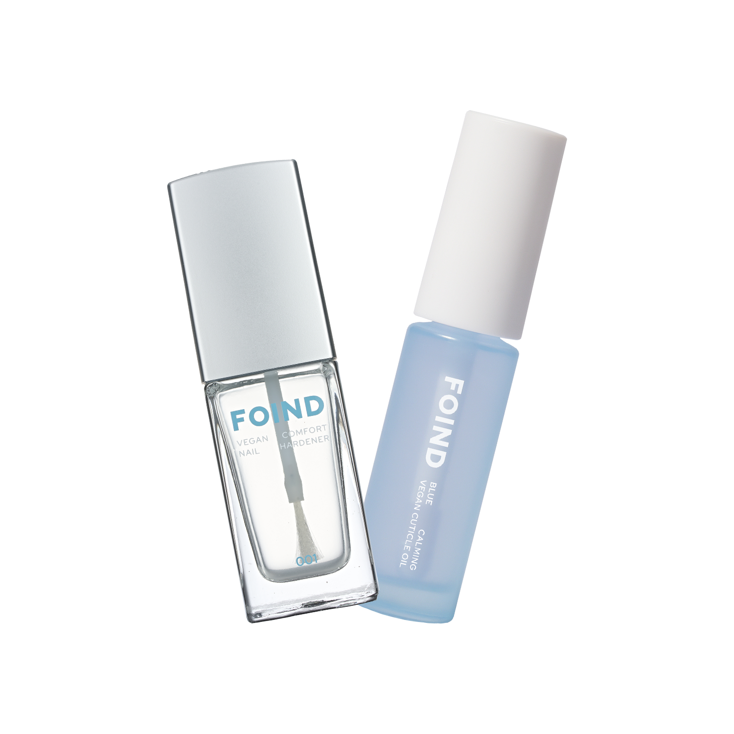 1 Min before you go out routine: clear hardener and cuticle oil