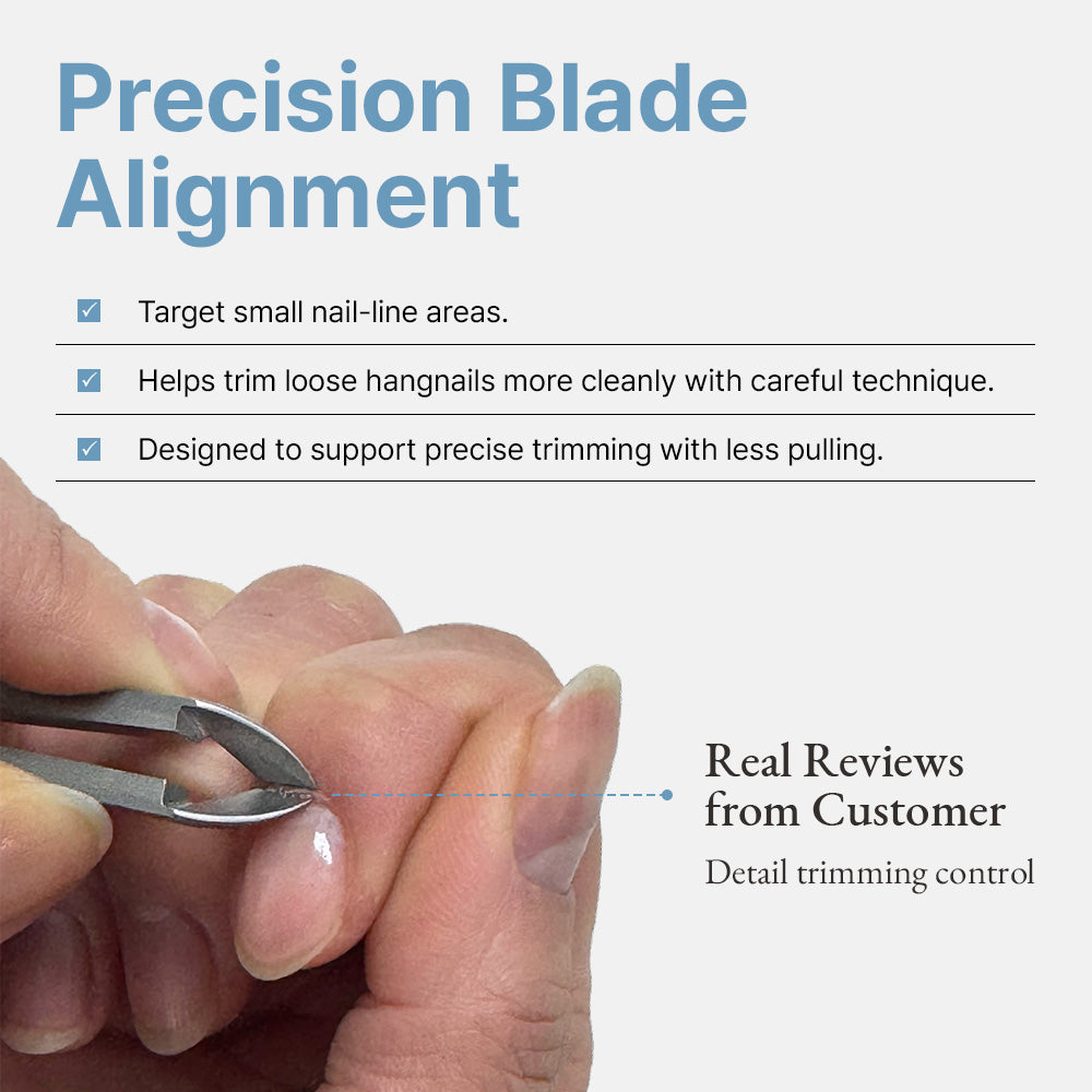 Finger-fit Stainless Steel Cuticle Nipper