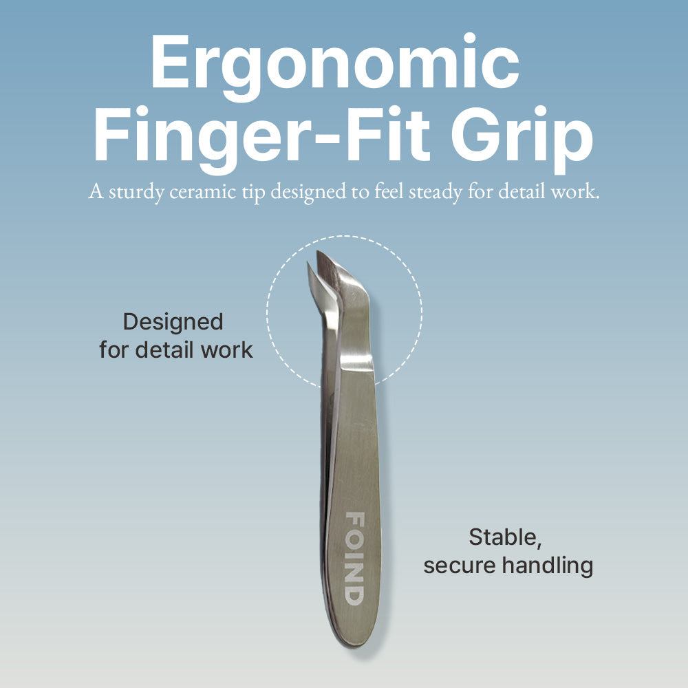 Finger-fit Stainless Steel Cuticle Nipper