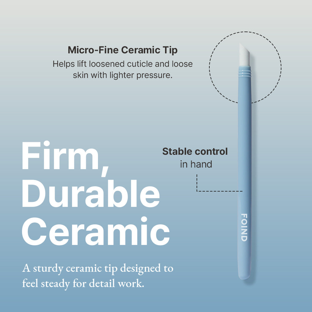 Ceramic Guard Cuticle Pusher