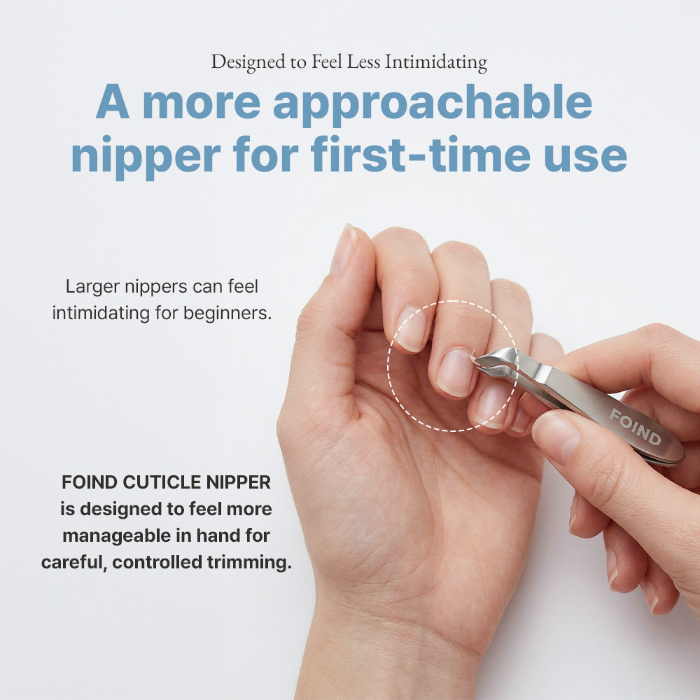 Finger-fit Stainless Steel Cuticle Nipper
