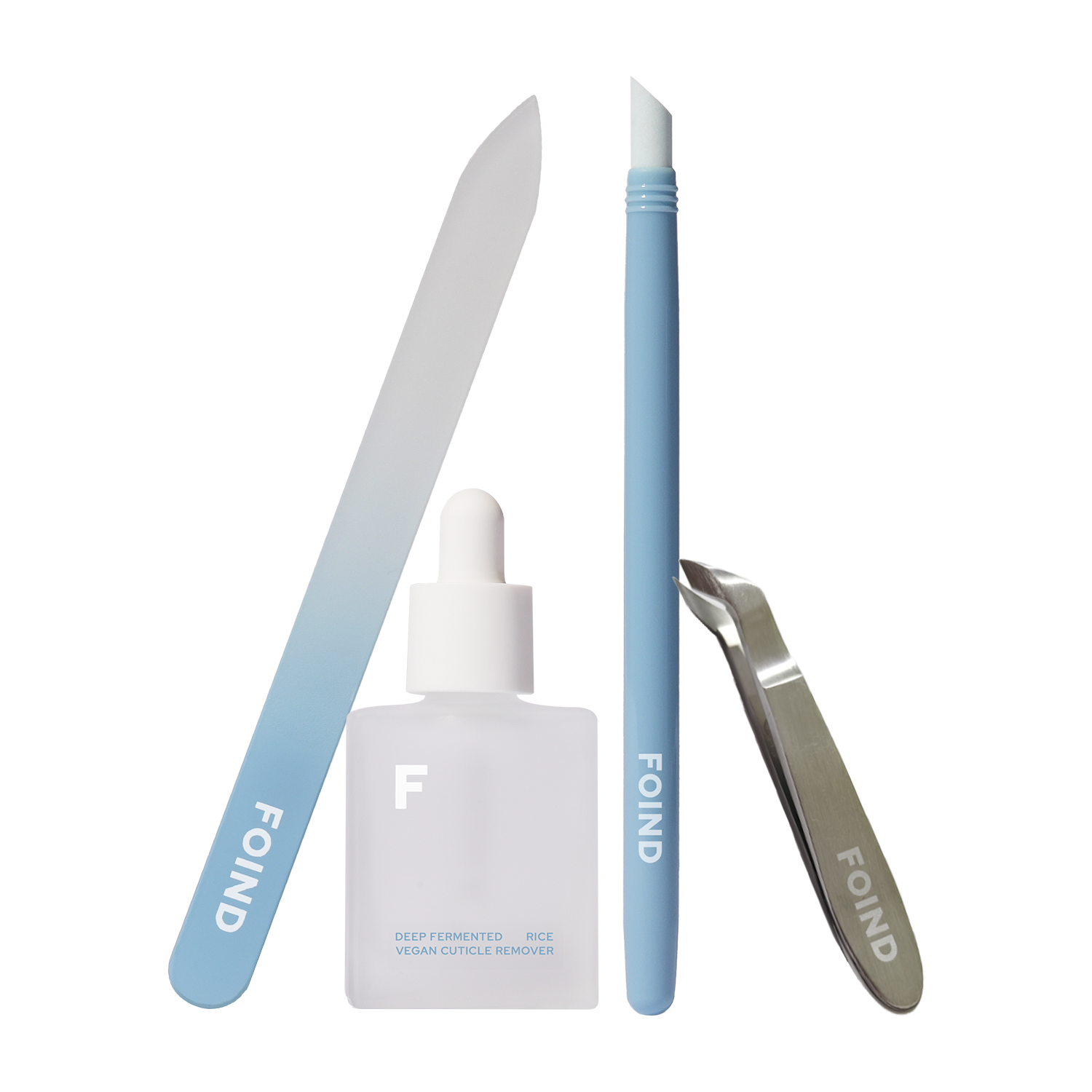 The Sunday Reset routine: file, pusher, oil and nipper