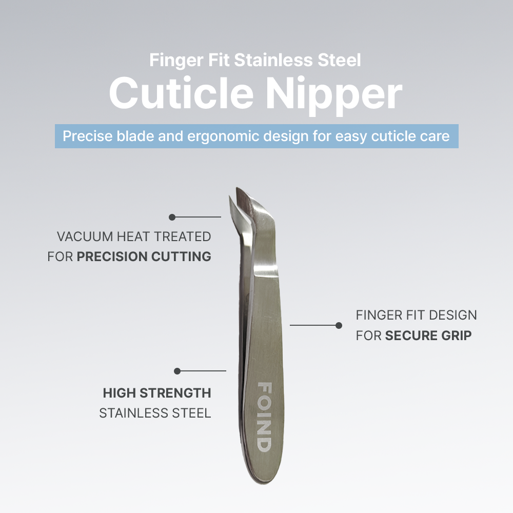 Finger-fit Stainless Steel Cuticle Nipper product banner