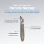 Finger-fit Stainless Steel Cuticle Nipper product banner