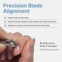 Close-up of the nipper trimming a hangnail with a precise blade