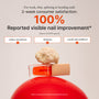 Tinted nail hardener with 2-week consumer satisfaction result of 100 percent